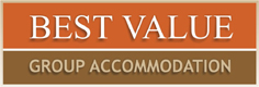 Best value group accommodation